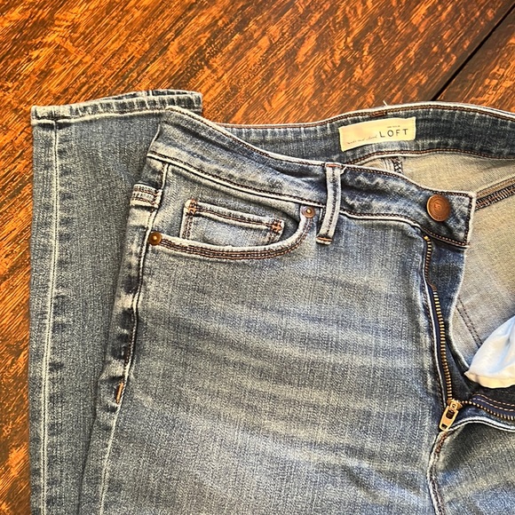 Loft High Rise Skinny Ankle Jean - Picture 1 of 4